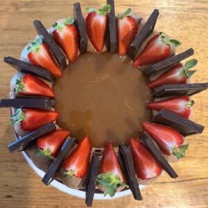 Alternative view of Chocolate Caramel Cake