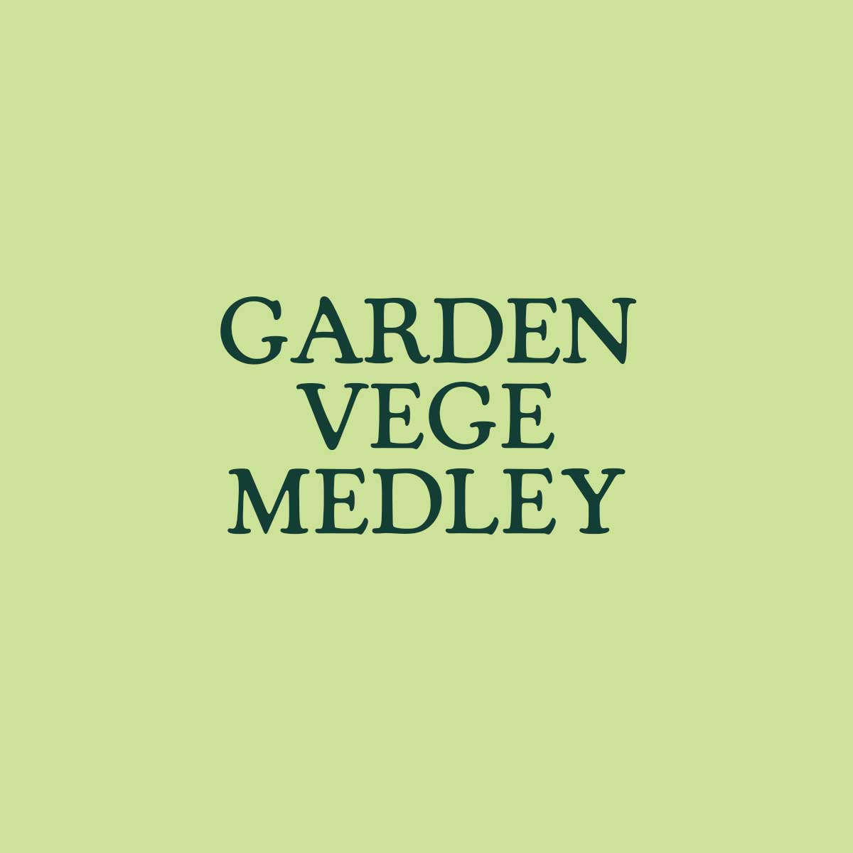 Garden Vege Medley